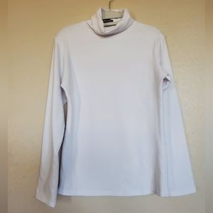 Urban Coco White Long Sleeve Turtleneck Top Women's Size Large